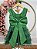 Vestido Infantil Verde Saia Babados e Glitter Daminha - Imagem 5