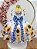 Vestido Infantil Junino Caipira Festa São João Branco Girassol - Imagem 4