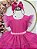 Vestido Infantil Pìnk Saia Babados e Glitter Daminhas - Imagem 2