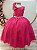 Vestido Infantil Longo Pink Luxo Daminhas Formaturas - Imagem 9