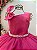 Vestido Infantil Longo Pink Luxo Daminhas Formaturas - Imagem 2