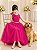 Vestido Infantil Longo Pink Luxo Daminhas Formaturas - Imagem 8