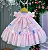 Vestido Jardim das Borboletas Rosa Bebe Encantado Varias Cores - Imagem 10