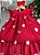 Vestido Jardim das Borboletas Baby Vermelho Encantado - Imagem 4