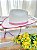 Chapéu Cowboy Rosa Infantil Feminino Boiadeira Texano Branco Festa - Imagem 1