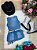 Conjunto Blogueirinha Boiadeira Jeans Country Festas - Imagem 7