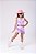 Conjunto Blogueirinha Boiadeira Lilas Country Festas - Imagem 1