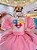 Vestido Infantil Junino Caipira Festas Rosa Colorido Luxo - Imagem 2