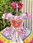 Vestido Infantil Junino Caipira Arraiá Festas Rosa e Azul - Imagem 2