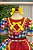 Vestido Infantil Junino Caipira Festas Xadrez Vermelho Colorido - Imagem 2
