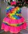 Vestido Junino Quadrilha Festa Luxo Pink - Imagem 6