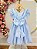 Vestido Infantil Azul Festa Glitter Princesa - Imagem 6