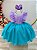 Vestido Infantil Lilás Festas Princesa Glitter - Imagem 1