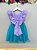 Vestido Infantil Lilás Festas Princesa Glitter - Imagem 7
