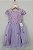 Vestido Infantil Jardim Encantado Com Renda Lilás Festas - Imagem 2