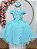Vestido Infantil Verde Jardim Encantado Renda Metalizada - Imagem 1
