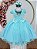 Vestido Infantil Verde Jardim Encantado Renda Metalizada - Imagem 3