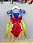 Vestido Infantil Com Renda Dourada Realeza Festas - Imagem 5
