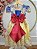 Vestido Infantil Com Renda Dourada Realeza Festas - Imagem 11