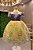 Vestido Infantil Com Renda Dourada Realeza Festas - Imagem 12