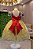 Vestido Infantil Com Renda Dourada Realeza Festas - Imagem 13