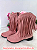 Bota Coturno Infantil Menina Botinha Confortável Rosa - Imagem 8