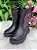 Bota Infantil Texana Menina Country Nilqi Preta e Pink - Imagem 3