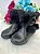 Bota Coturno Infantil Preta Flor Di Mila - Imagem 2