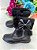 Bota Coturno Infantil Preta Flor Di Mila - Imagem 4