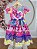 Vestido Infantil Junino Arraiá Caipira Rosa Xadrez Colorido - Imagem 4