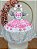 Vestido Infantil Junino Caipira Verde Florido Xadrez Luxo - Imagem 1