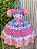 Vestido Infantil Junino Arraiá Rosa Chiclete Festa São João - Imagem 1