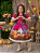 Vestido Infantil Junino Arraiá Pink Festa São João - Imagem 3