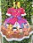 Vestido Infantil Junino Arraiá Pink Festa São João - Imagem 2