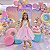 Vestido Infantil Circo Candy Color Festa Luxo - Imagem 5