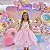 Vestido Infantil Circo Candy Color Festa Luxo - Imagem 6