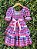 Vestido Infantil Junino Caipira Arraiá Rosa Xadrez Colorido - Imagem 5