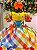 Vestido Junino Luxo Quermesse Doce do Arraia - Imagem 7