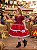 Vestido Junino Infantil Luxo Festa Caipira Vermelho - Imagem 2
