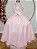 Vestido Infantil Longo Rosa Bebê Luxo Formaturas Daminhas - Imagem 3