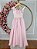 Vestido Infantil Longo Rosa Bebê Luxo Formaturas Daminhas - Imagem 8
