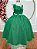 Vestido Infantil Longo Verde Formaturas Daminhas Luxo - Imagem 2