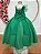Vestido Infantil Longo Verde Formaturas Daminhas Luxo - Imagem 7