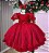 Vestido Infantil Festa Luxo Tule Glitter Vermelho - Imagem 5