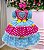 Vestido Junino Luxo Infantil São João Quadrilha Caipira - Imagem 4