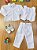 Conjunto Infantil Camisa Calça Colete e Gravata Branco - Imagem 2