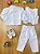 Conjunto Infantil Camisa Calça Colete e Gravata Branco - Imagem 4
