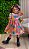 Conjunto Junino Meninas Blusa Branca Saia Xadrez Colorida - Imagem 5