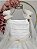 Vestido Infantil Longo Off White Aplique Borboletas Festas - Imagem 2