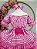 Vestido Infantil Junino Arraiá Festas Pink Xadrez - Imagem 2